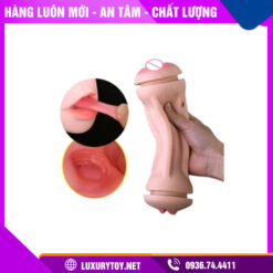 âm đạo giả JIUAI 2 đầu chất liệu silicon cao cấp