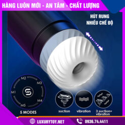 Âm đạo giả Svakom Sam Neo chính hãng giá rẻ cho nam giới Chức năng rung và hút chân không