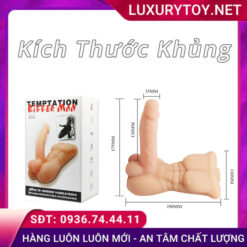 Dương vật giả bán thân Bigger Man rung mạnh mẽ lợi ích của bigger man