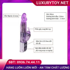Dương vật giả rung ngoáy Butterfly LCD khoái cảm kép giới thiệu butterfly lcd