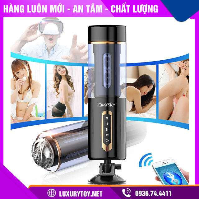 Máy thủ dâm có lồn giả giống thật Omysky Wolf Warrior