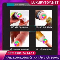 Cốc thủ dâm Qing dành cho nam, "siêu khít" như cô gái tuổi 18 Cốc thủ dâm Qing cách sử dụng