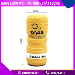 cốc tự sướng silicon Snail Golden Star