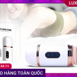 Máy massage âm đạo Cyclone Fire rung thụt sưởi ấm công dụng cyclone fire