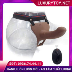 Đồ chơi tình dục nữ Sililcon Curved Dong rung rỗng, có dây đeo Đồ chơi tình dục nữ Sililcon Curved Dong có gì hay