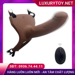Đồ chơi tình dục nữ Sililcon Curved Dong rung rỗng, có dây đeo Đồ chơi tình dục nữ Sililcon Curved Dong chống thấm nước