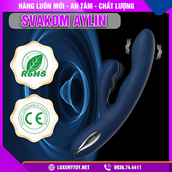 dương vật giả cao cấp Svakom Aylin massage điểm g
