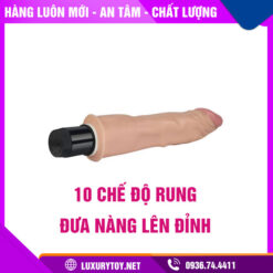 Dương vật giả dành cho nữ Lovetoy Real Softee 10 chế độ rung đa dạng