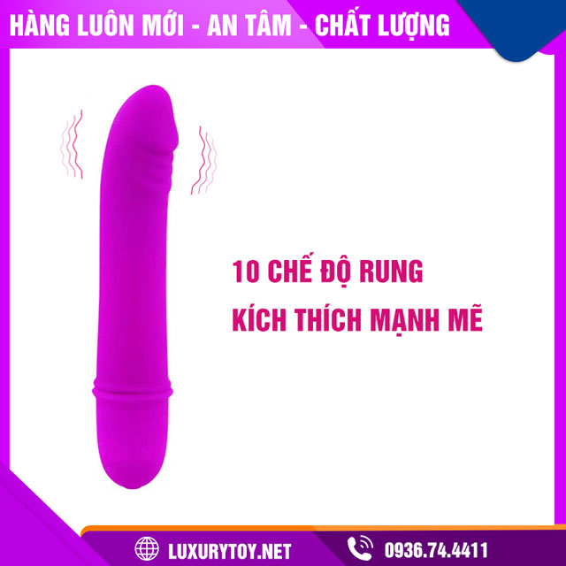 Thông tin chi tiết về sextoy dương vật giả cho nữ Pretty Love Justin