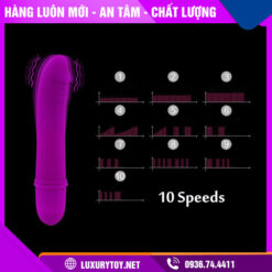 Dương vật giả cho nữ Pretty Love Justin 10 chế độ rung đa dạng