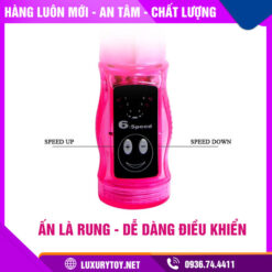 Dương vật giả cho nữ Intimate Tease silicon mềm 6 tần số rung Dương vật giả cho nữ Intimate Tease có nhiều tần số rung
