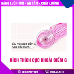 Dương vật giả cho nữ Intimate Tease silicon mềm 6 tần số rung Dương vật giả cho nữ Intimate Tease thiết kế mỏ vịt ấn tượng
