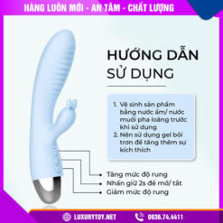 Dương vật giả cao cấp Leten Amative Rabbit có rung, ngoáy hướng dẫn sử dụng dương vật giả cao cấp leten amative rabbit
