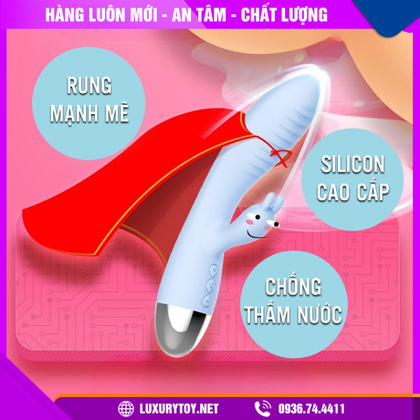 Dương vật giả cao cấp Leten Amative Rabbit có rung, ngoáy lợi ích dương vật giả cao cấp leten amative rabbit