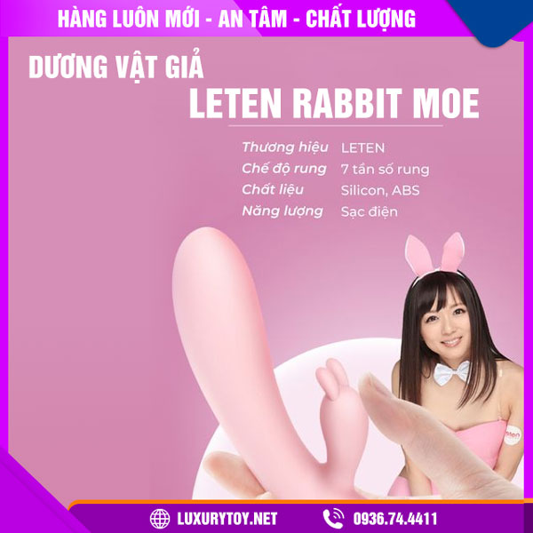 dương vật giả rung leten rabbit moe