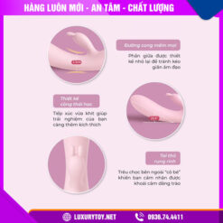 thiết kế hiện đại dương vật giả rung leten rabbit moe