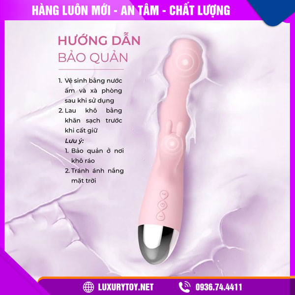 hướng dẫn bảo quản dương vật giả rung leten rabbit moe