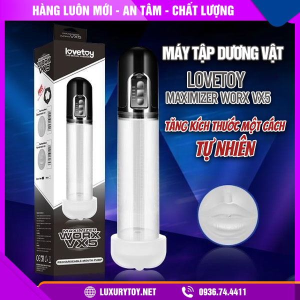 máy tập dương vật lovetoy maximizer worx vx5 