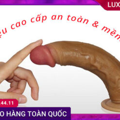 Cu giả Lovetoy Natural 8.5 inch đế dán tường chắc chắn công dụng lovetoy natural 8.5 inch
