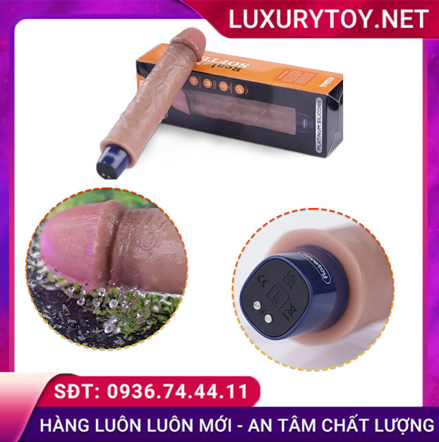 Dương vật giả có rung Lovetoy Softee Real 9 inch công dụng lovetoy softee real 9 inch