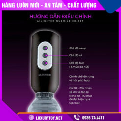 Điều chỉnh thời gian và cường độ tập Ailighter Nusmile Dr.Jet - Luxury Toy