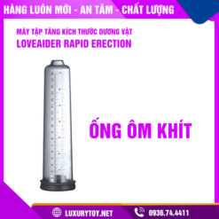 Công dụng của máy tập tăng kích thước dương vật Loveaider Rapid Erection
