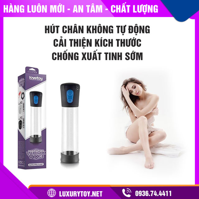 Máy tập chim tự động Lovetoy Maximizer Worx VX3