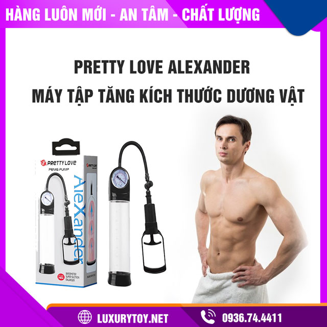 Máy tập làm to dương vật Pretty Love Alexander