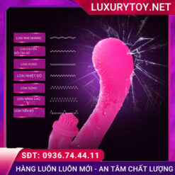 Dương vật giả Nalone iDol RABBIT rung - xoay - tỏa nhiệt chế độ rung của nalone idol rabbit