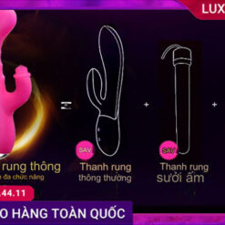 Dương vật giả Nalone iDol RABBIT rung - xoay - tỏa nhiệt tính năng nalone idol rabbit