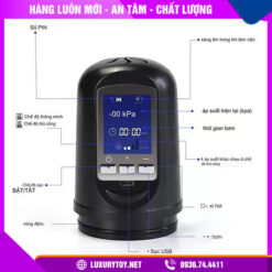 cách dùng máy tập dương vật tự động penis pump led screen