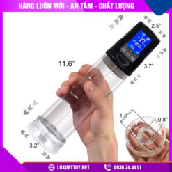 máy tập dương vật tự động penis pump led screen