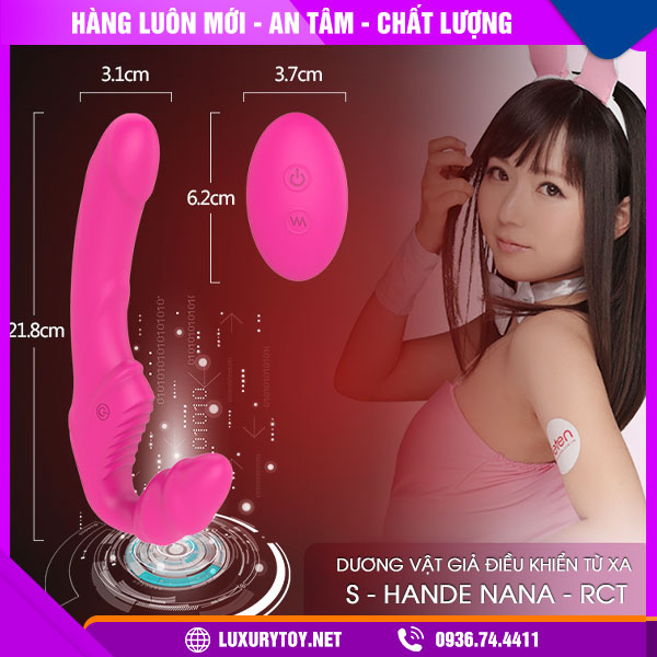 giới thiệu dương vật giả điều khiển từ xa s-hande nana rct