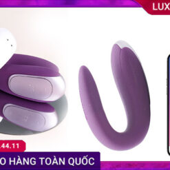 Máy massage âm đạo cao cấp Satisfyer Double Joy cách dùng satisfyer double joy
