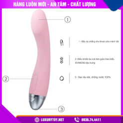 Dương vật giả cao cấp Svakom Amy có rung kích thích điểm G dương vật giả cao cấp svakom amy