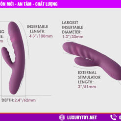 thông số dương vật giả cao cấp svakom avery