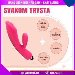 Dương vật giả rung nhánh Svakom Trysta với 35 kiểu rung dương vật giả rung nhánh Svakom Trysta