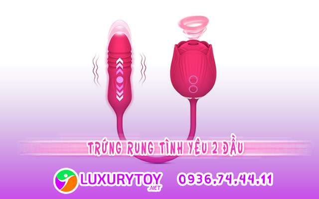 Trứng rung tình yêu 2 đầu giá rẻ