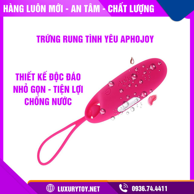 trứng rung Aphojoy không dây