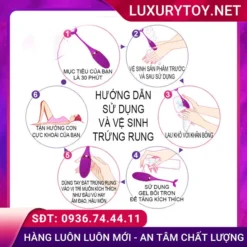 Trứng Rung Tình Yêu Cá Heo không dây giá rẻ, tích hợp 10 chế độ rung Trứng Rung Tình Yêu Cá Heo cách vệ sinh