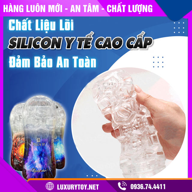 Cốc thủ dâm Loveaider trong suốt mềm mại ôm khít cực sướng sản phẩm cốc thủ dâm trong suốt siêu sướng Loveaider
