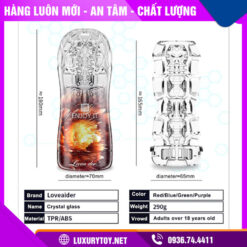 cốc tự sướng Loveaider trong suốt