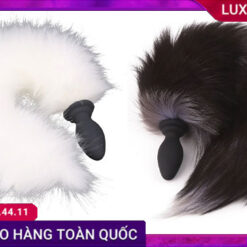 Đồ chơi hậu môn đuôi cáo Cosplay có rung kích thích cách dùng đuôi cáo cosplay