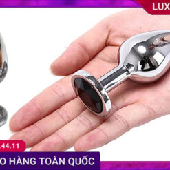 Phích cắm hậu môn INOX đính đá nhiều màu lung linh cách dùng phích cắm hậu môn inox