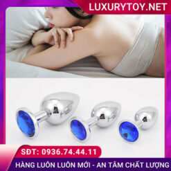 Phích cắm hậu môn INOX đính đá nhiều màu lung linh lợi ích của phích cắm hậu môn inox