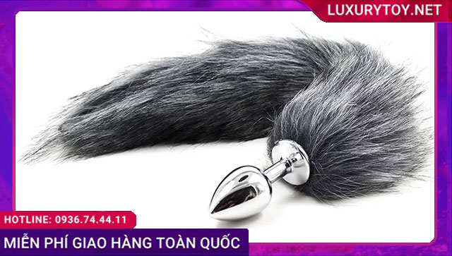 cách dùng sextoy đuôi cáo inox