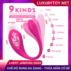 Thông tin chi tiết của Trứng rung Lushy Jumping Eggs massage điểm G và cô bé