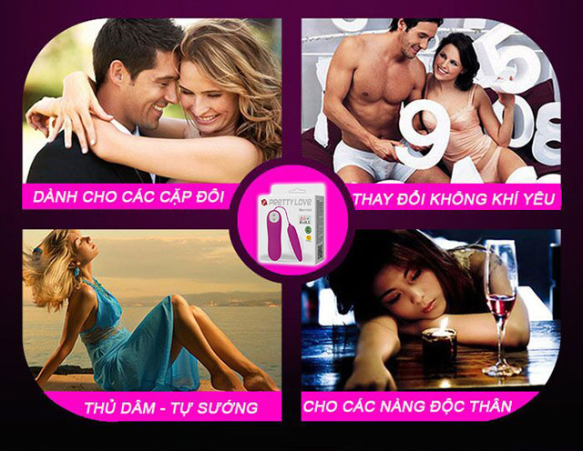 Trứng rung mini giá rẻ Prettylove Harriet đối tượng sử dụng