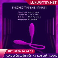 Trứng rung 2 đầu Snaky Vibe rung 7 chế độ nhỏ gọn mạnh mẽ Thông tin chi tiết của Trứng rung 2 đầu Snaky Vibe