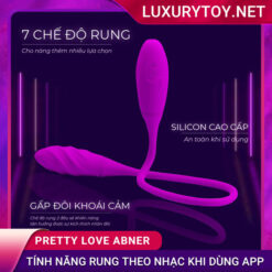 Trứng rung 2 đầu Snaky Vibe rung 7 chế độ nhỏ gọn mạnh mẽ Cấu tạo và chức năng của Trứng rung 2 đầu Snaky Vibe